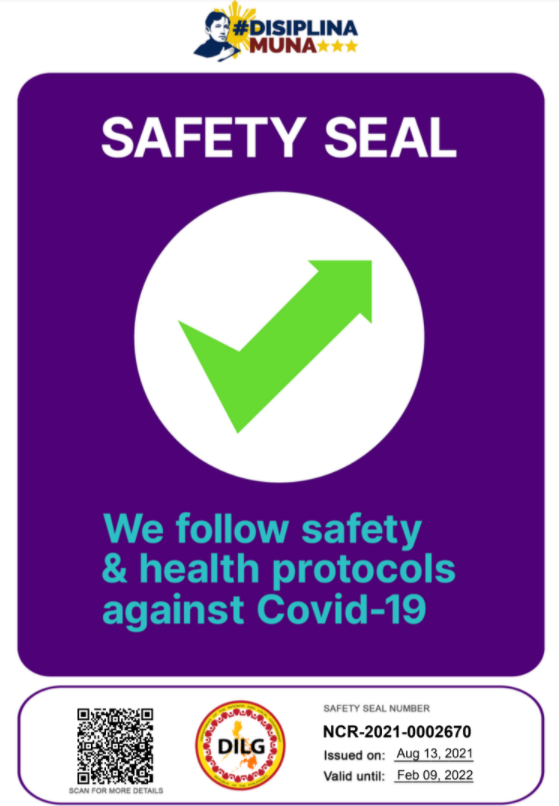 DILG Safety seal